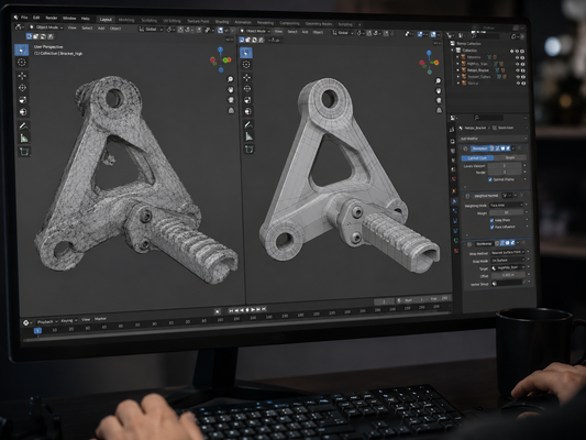 3d modellering, design / bearbetning